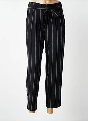Pantalon 7/8 stretch taille normale noir TEDDY SMITH femme