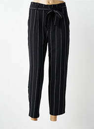 Pantalon 7/8 stretch taille normale noir TEDDY SMITH femme