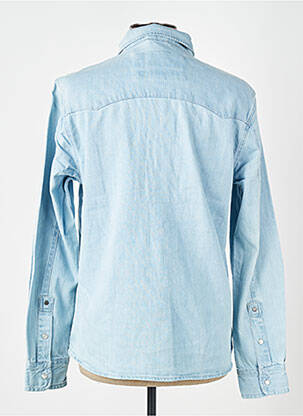 Chemise manches longues coupe cintrée bleu IRON AND RESIN homme