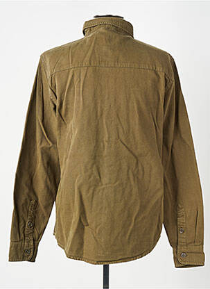 Chemise manches longues poches vert DAYTONA homme
