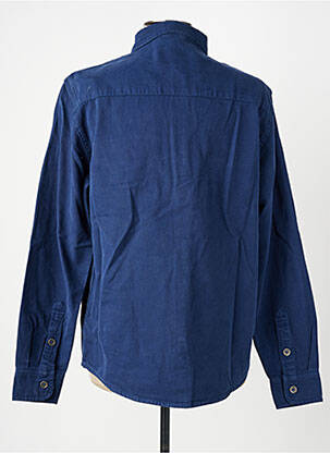 Chemise manches longues poches bleu DAYTONA homme