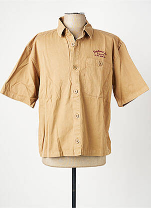 Chemise manches courtes poches beige DAYTONA homme