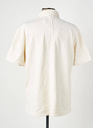 Chemise manches courtes coupe cintrée beige IRON AND RESIN homme