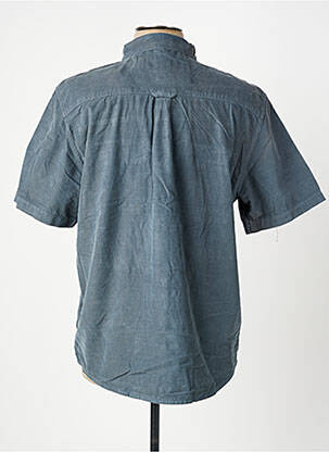 Chemise manches courtes poches poitrine bleu IRON AND RESIN homme