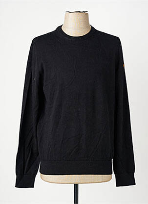 Pull col v manches longues noir DAYTONA homme