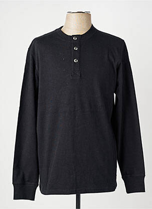Pull col rond manches longues noir IRON AND RESIN homme