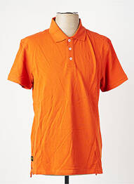 Polo coupe droite manches courtes orange DAYTONA homme