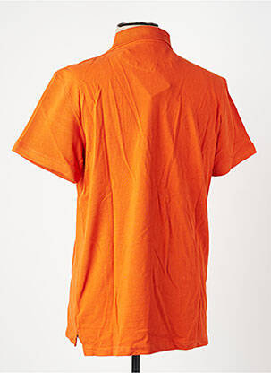 Polo coupe droite manches courtes orange DAYTONA homme