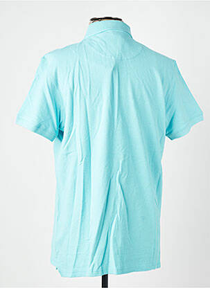 Polo coupe droite manches courtes bleu DAYTONA homme