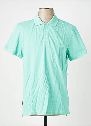 Polo coupe droite manches courtes vert DAYTONA homme