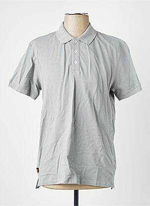 Polo coupe cintrée manches courtes gris DAYTONA homme