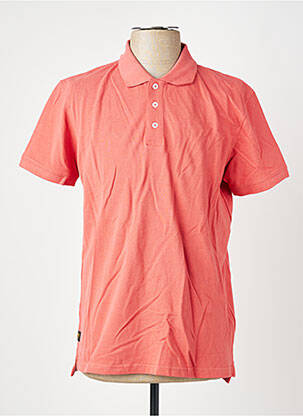 Polo coupe cintrée manches courtes orange DAYTONA homme
