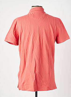 Polo coupe cintrée manches courtes orange DAYTONA homme