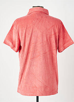 Polo coupe droite manches courtes orange DAYTONA homme