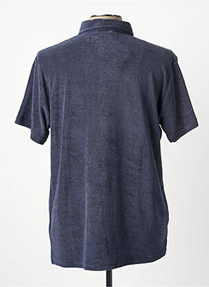 Chemise manches courtes coupe droite bleu IRON AND RESIN homme