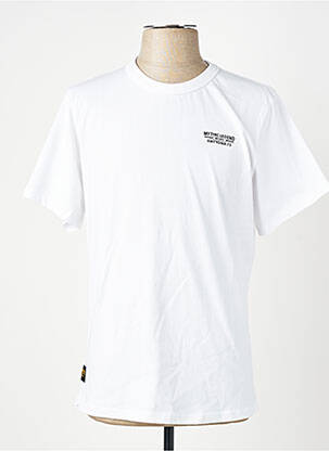 T-shirt stretch manches courtes blanc DAYTONA homme