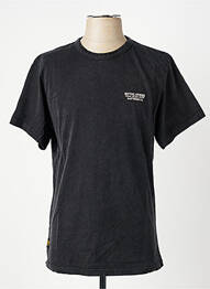 T-shirt coupe droite manches courtes noir DAYTONA homme