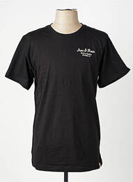 T-shirt stretch manches courtes noir IRON AND RESIN homme