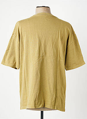 T-shirt stretch manches courtes vert IRON AND RESIN homme