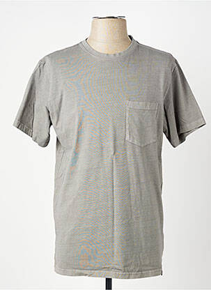 T-shirt stretch manches courtes gris IRON AND RESIN homme