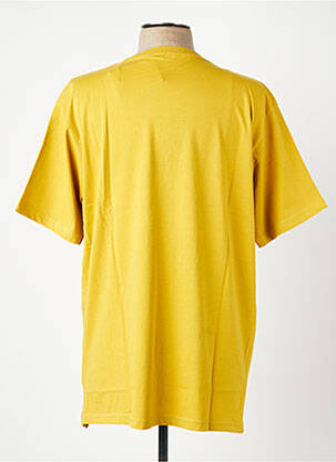 T-shirt stretch manches courtes jaune IRON AND RESIN homme