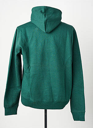 Sweat-shirt à capuche poches manches longues vert DAYTONA homme