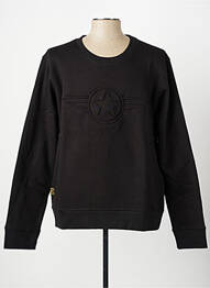 Sweat-shirt stretch manches longues noir DAYTONA homme