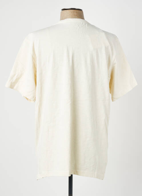 T-shirt stretch manches courtes beige IRON AND RESIN homme