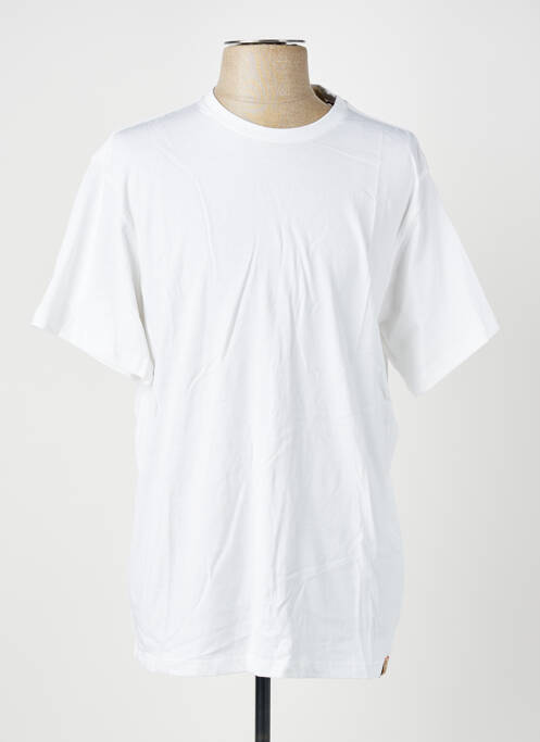 T-shirt stretch manches courtes blanc IRON AND RESIN homme