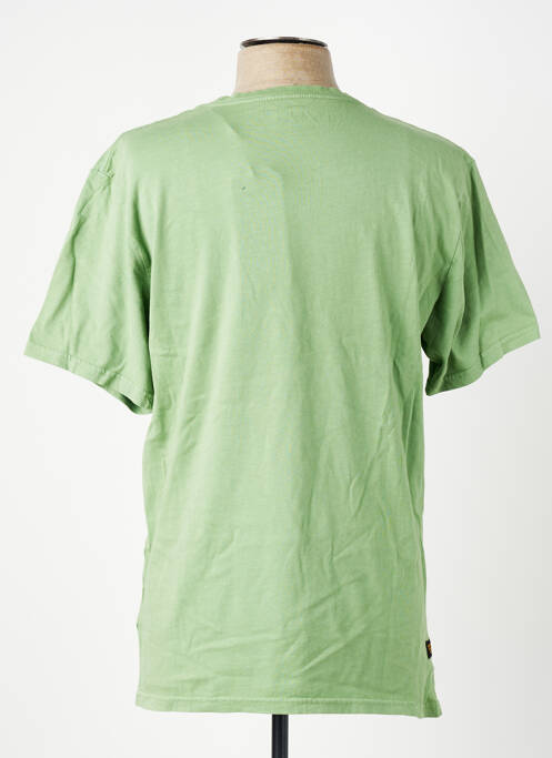 T-shirt stretch manches courtes vert DAYTONA homme