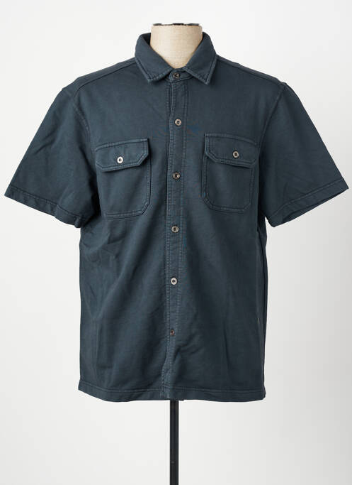 Chemise manches courtes poches bleu IRON AND RESIN homme