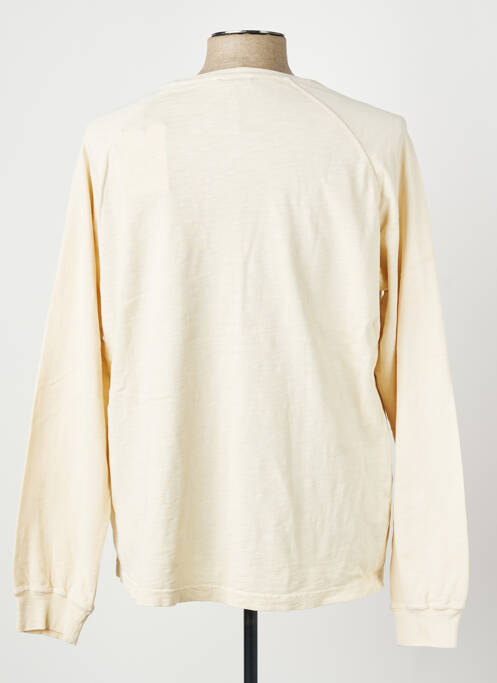 T-shirt stretch manches longues beige IRON AND RESIN homme