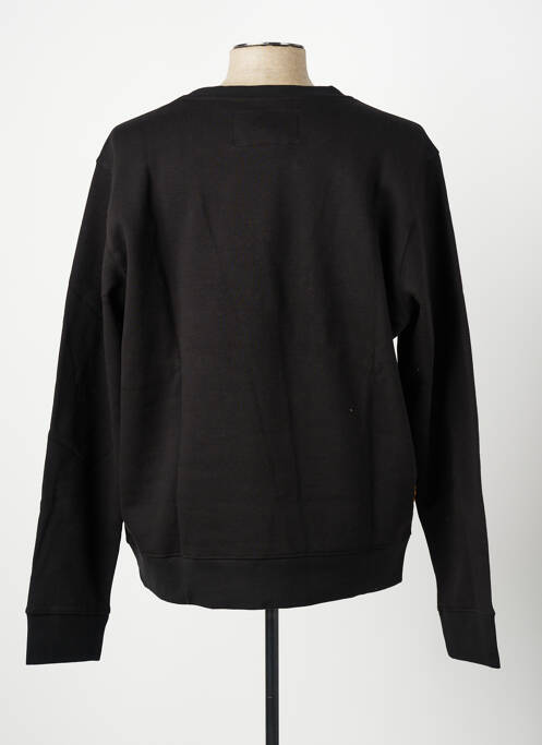 Sweat-shirt stretch manches longues noir DAYTONA homme