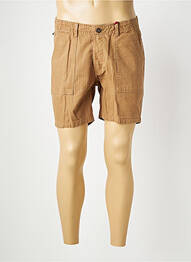 Bermuda coupe droite taille normale marron IRON AND RESIN homme