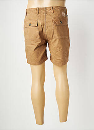 Bermuda coupe droite taille normale marron IRON AND RESIN homme
