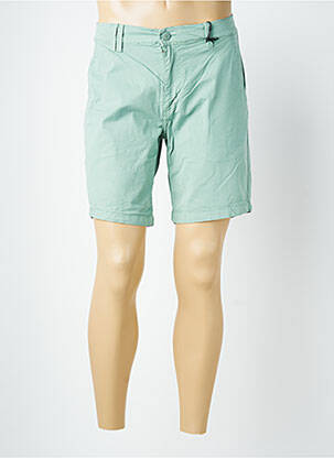 Bermuda tissage popeline taille normale vert DAYTONA homme