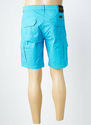 Bermuda tissage popeline taille normale bleu DAYTONA homme