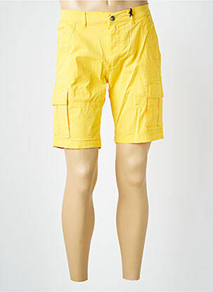 Bermuda tissage popeline taille normale jaune DAYTONA homme
