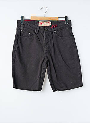 Short fermeture zippée sous rabat boutonné taille normale noir IRON AND RESIN homme
