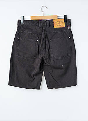 Short fermeture zippée sous rabat boutonné taille normale noir IRON AND RESIN homme