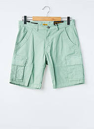 Bermuda stretch taille normale vert DAYTONA homme