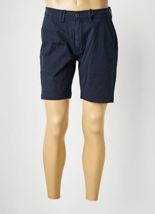 Bermuda stretch taille normale bleu DAYTONA homme