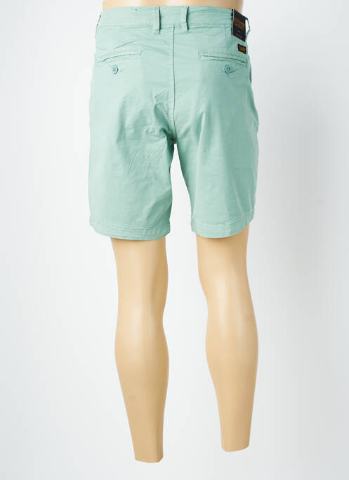 Bermuda tissage popeline taille normale vert DAYTONA homme