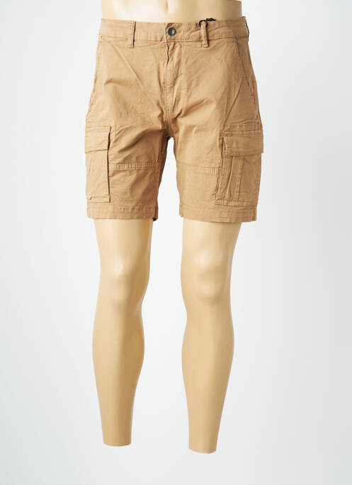 Bermuda coupe droite marron DAYTONA homme