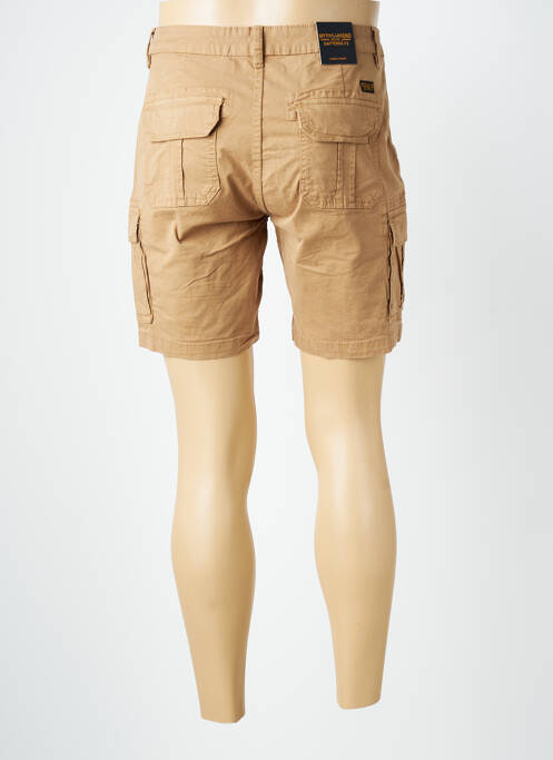 Bermuda coupe droite marron DAYTONA homme