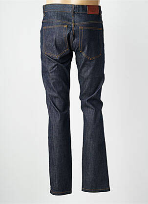 Jeans coupe droite fermeture zippée sous rabat boutonné taille normale bleu DAYTONA homme
