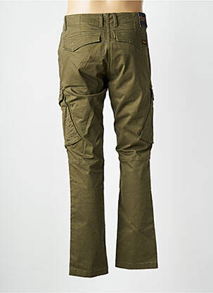 Pantalon cargo slim taille normale vert DAYTONA homme