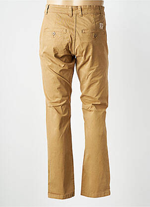 Pantalon chino stretch taille normale marron IRON AND RESIN homme