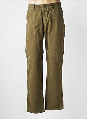 Pantalon droit taille normale taille normale vert IRON AND RESIN homme