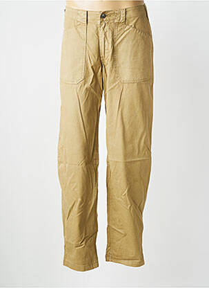 Pantalon droit tissage popeline taille normale vert DAYTONA homme
